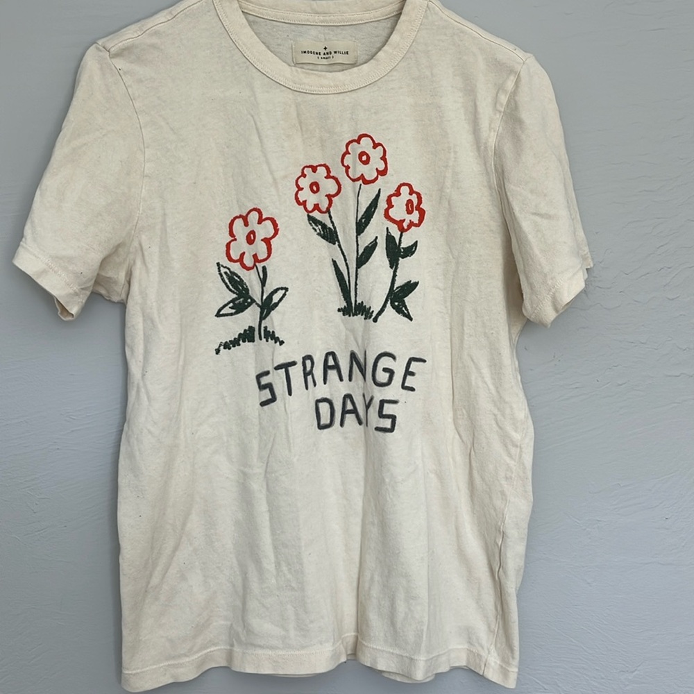 Imogen and Willie strange days tee shirt